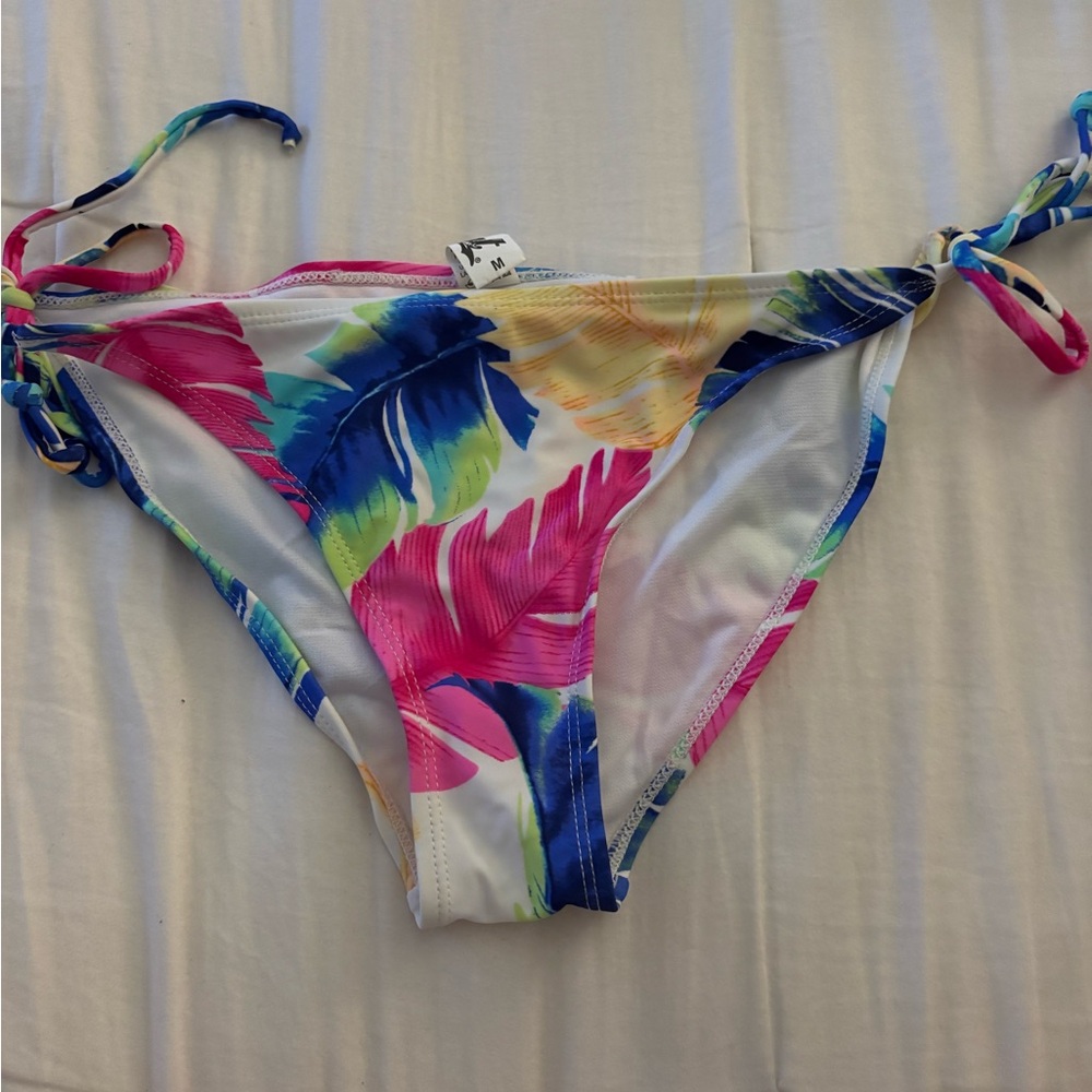 Multicolor Floral Bikini Bottom